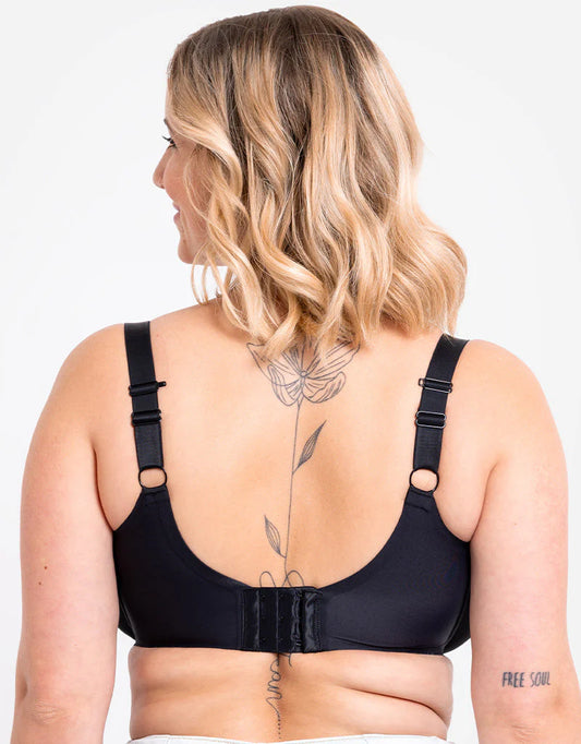 Smoothie Spacer Plunge T-shirt Bra - Black
