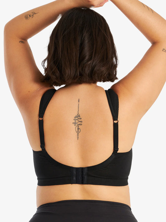 Evie All-Day Cotton Comfort Bra 142 - Black