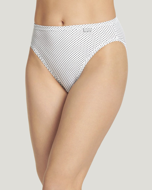 100% Cotton Elance French Cut Brief - 3 Pack 7461/7467 976 - Deep Blue Heather/Deep Blue Dot/Sea Blue Heather