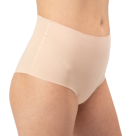 Organic Cotton High Waist Hipster - Pale