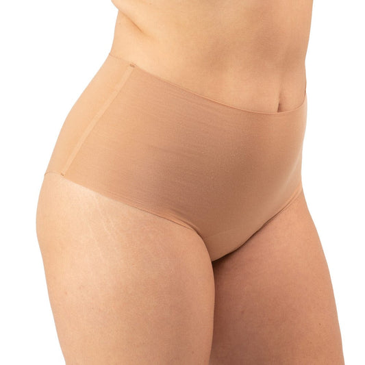 Organic Cotton High Waist Hipster - Sand