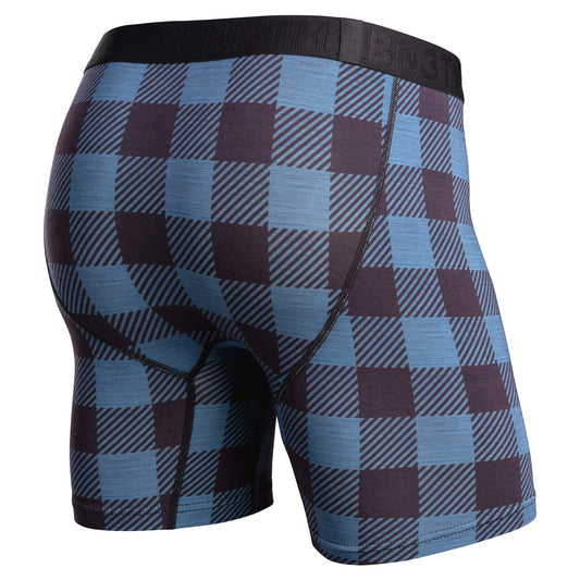 BN3TH 6.5" Classic Icon Boxer Brief A018 - Buffalo Check - Fog