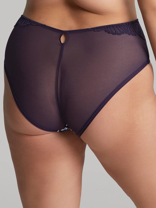 Arianna (X) Deep Brief 10272 - Damson Floral