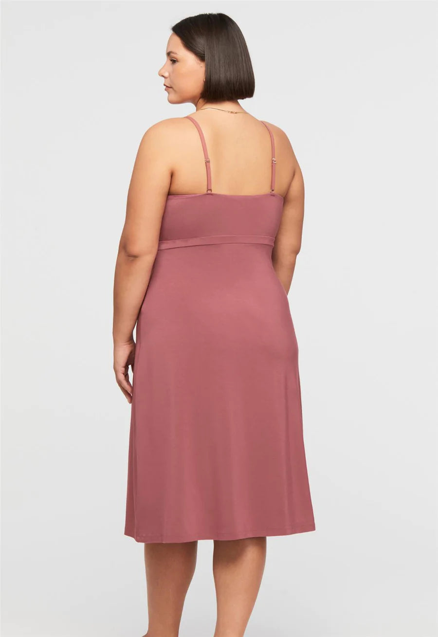 Modal Bust Support 43" Chemise 9398 - Mesa Rose