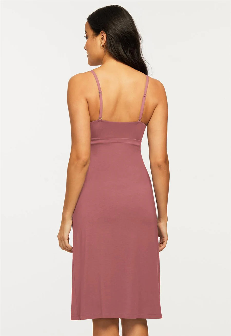 Modal Bust Support 43" Chemise 9398 - Mesa Rose