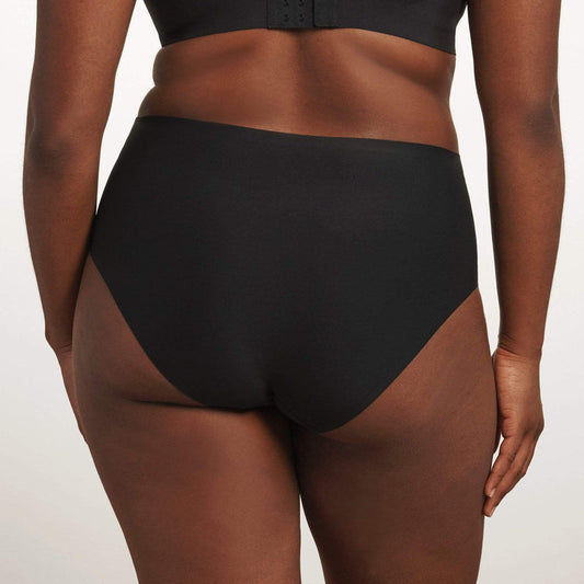 High Waisted Retro Bikini - Black