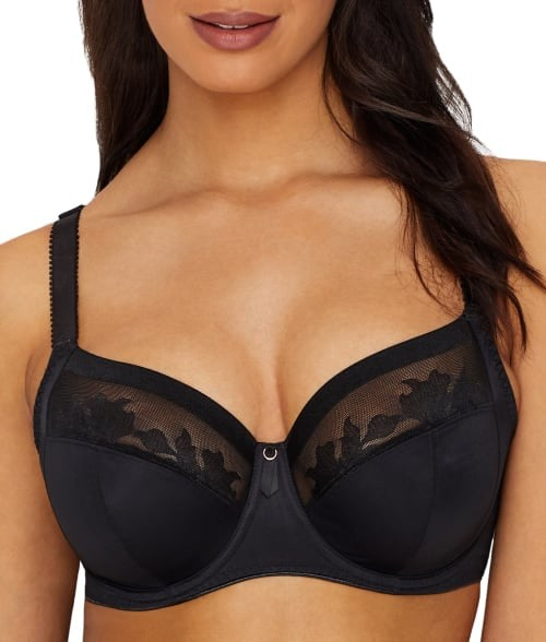 Illusion Side Support Bra FL2982 BLK - Black