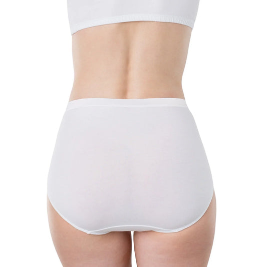 4026 Essentials Cotton Full Classic Cut Brief EL4026 010 - White