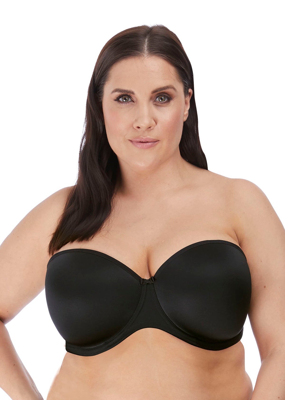 4300 Elomi Smooth Moulded Strapless Bra - 4300 Black