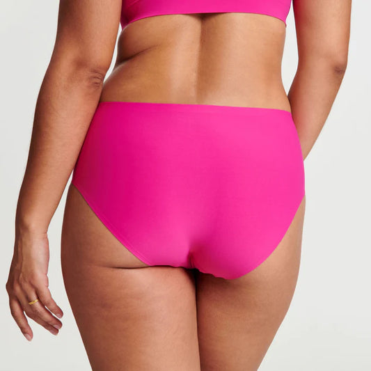 High Waisted Retro Bikini - Wildflower Pink Limited