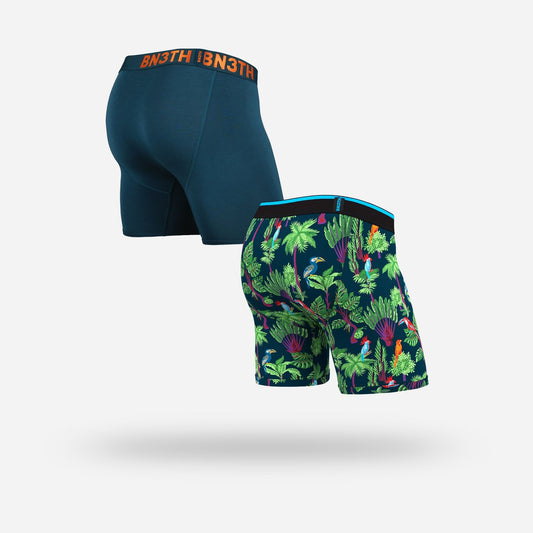BN3TH Classic 6.5" Boxer Brief 2 Pack - Cascade/Birds