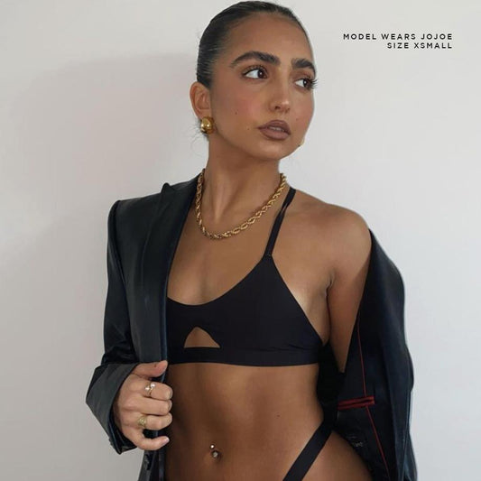 JJ3 Harley Strappy Back Bralette - Black