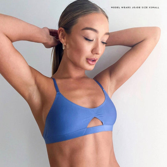 JJ3 Harley Strappy Back Bralette - Blue