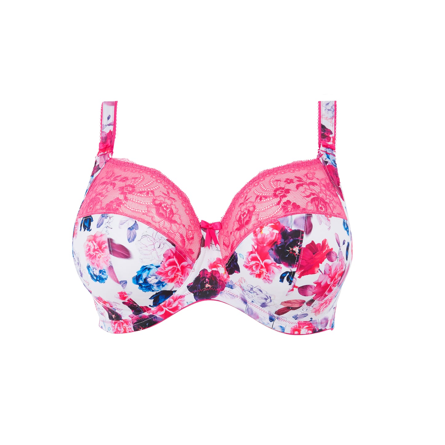 Morgan Stretch Side Support Banded Bra EL4110 - Pink Floral