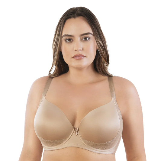 Casey Plunge T-Shirt Bra 2801 - European Nude