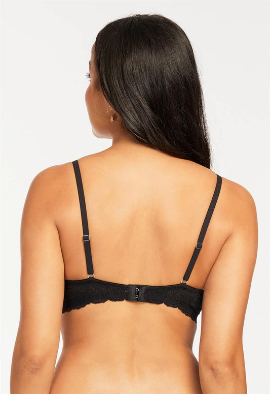 Flirt Demi Lace Bra 9312 - Black