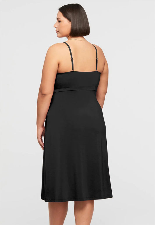 Modal Bust Support 43" Chemise 9399 - Black