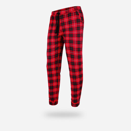 BN3TH Unisex PJ Pants - Fireside Plaid Red