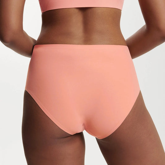 High Waisted Retro Bikini - Coral