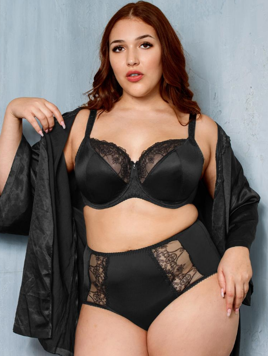 Veronica Lace Underwire Bra B2784 - Black