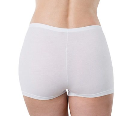 4070 Essentials Cotton Boyshort EL4070 010 - White