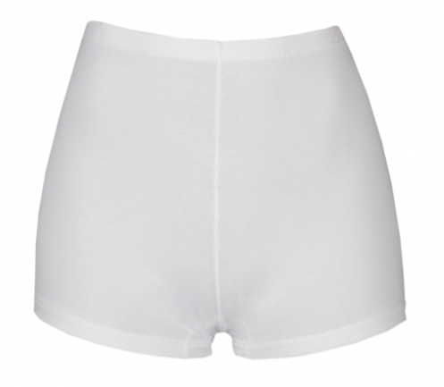 4070 Essentials Cotton Boyshort EL4070 010 - White