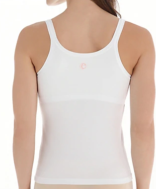 4553 Stretch Cotton Shelf Bra Camisole 4553 010 - White