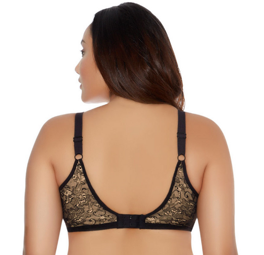 Yvette Back Smoothing T-shirt Bra GD6750 BLK - Black