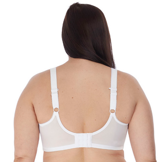 Charley (SC) Stretch Lace Underwire Plunge Bra EL4382 - White