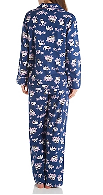 100% Cotton Flannel Pyjamas 15175 - Pugs