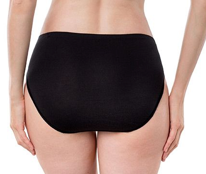 4025 Essentials Cotton High Cut Brief 4025 552 - Black