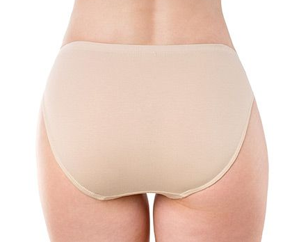 4040 Essentials Cotton High Cut Brief Panty 4040 014 - Beige