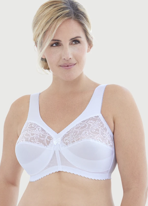 Buy Just My Size Women's Perfect Lift Wire Free Bra, White, 44D at