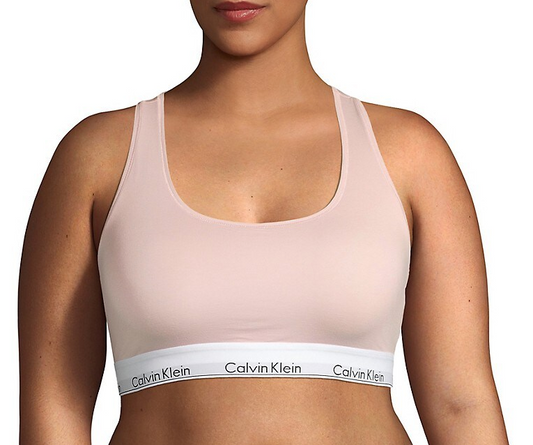Modern Cotton Plus Unlined Bralette QF5116 - Nymph's Thigh