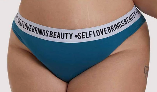 Self Love Brief - Teal