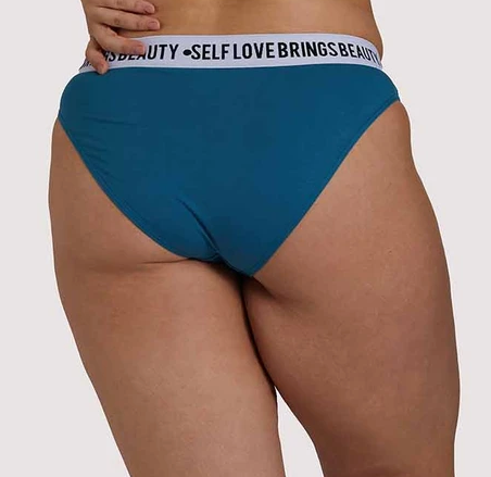 Self Love Brief - Teal