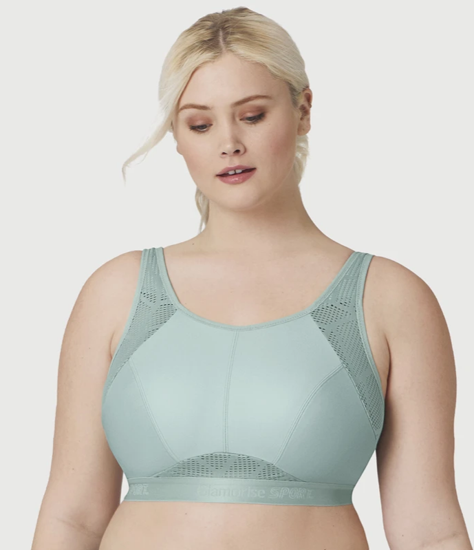 Goddess Wire Free Fuller Bust Sports Bra (38H, Teal) : : Fashion
