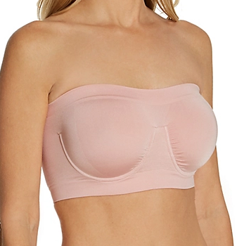 Qcmgmg Strapless Bras for Women Compression Tube Top Seamless