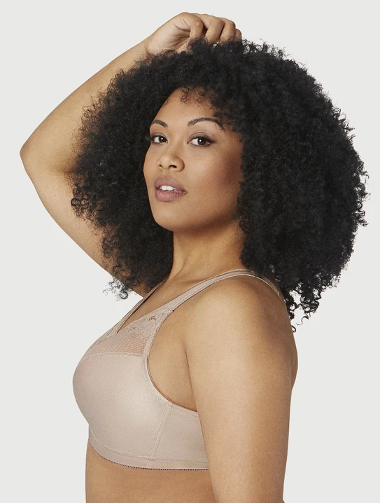 MagicLift Wireless Minimizer Bra 1003 - Cafe
