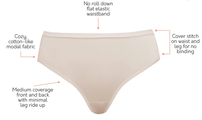 Cozy Hipster Panty 504 - Bare