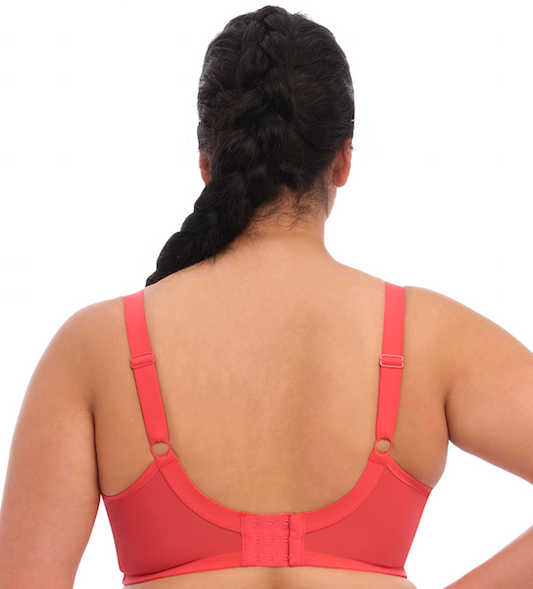 Brianna (SC) Strappy Underwire Plunge Bra EL8080 - Cayenne