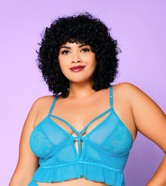 Dark in Love Bralette 34087 - Teal