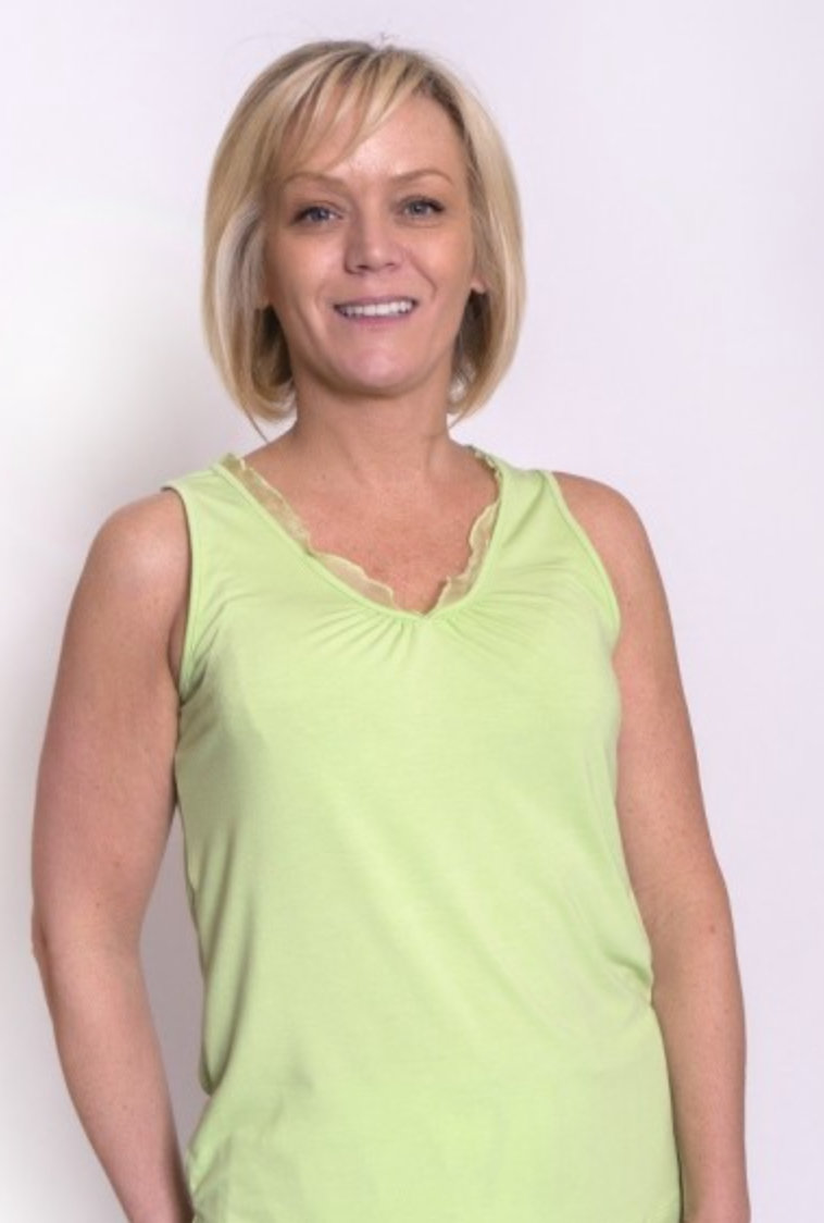 V-Neck Sleeveless Chemise WB10166 - Sea Glass Green