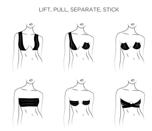 Nippies Breast Tape - Black