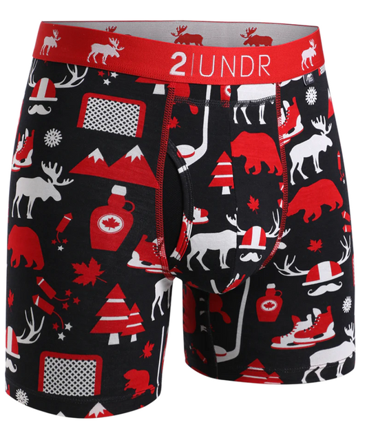 2UNDR 6" Swing Shift Boxer Brief - Canada Eh