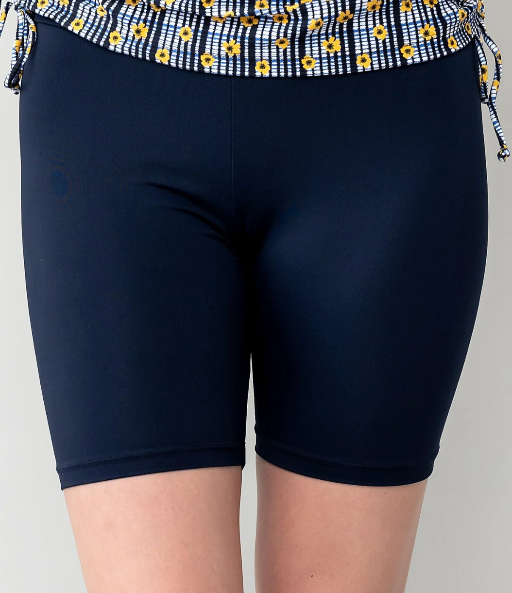 Mid-thigh Swim Shorts - Navy