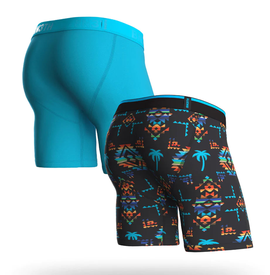 BN3TH Classic 6.5" Boxer Brief 2 Pack - Baja/Beach Blanket
