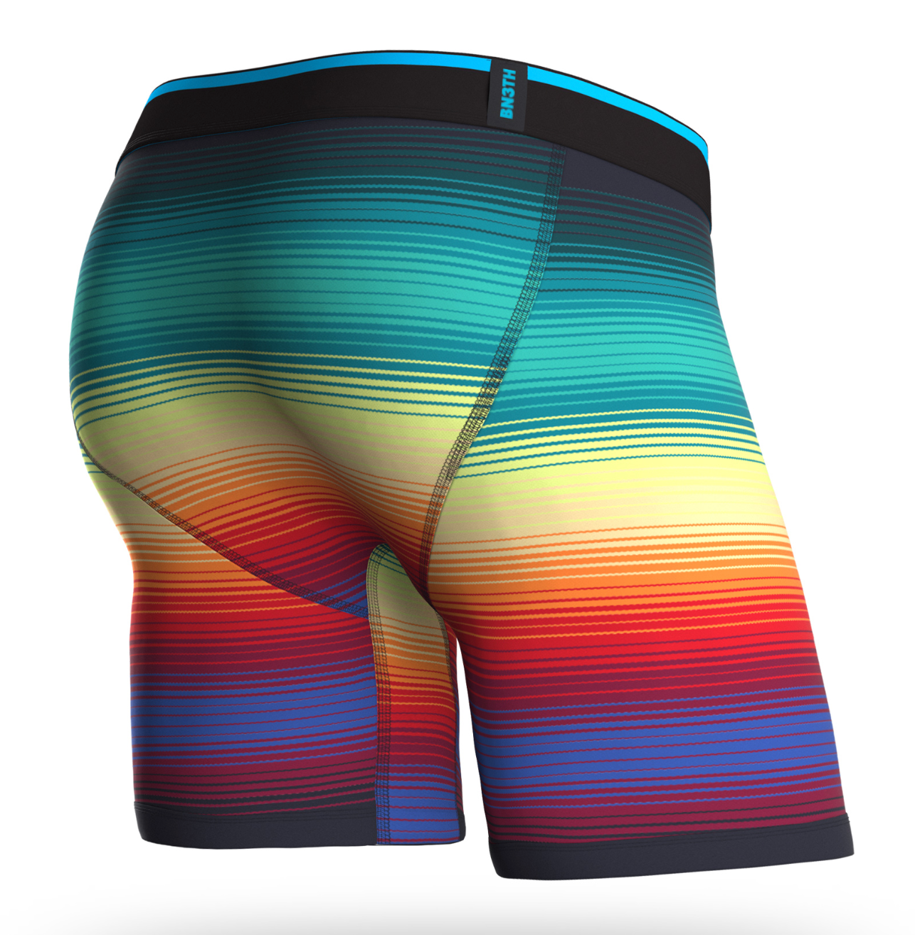 BN3TH 6.5" Classic Boxer Brief - Rhythm Stripe - Dark Navy