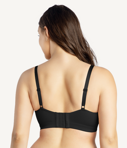 Erika (X) Wireless T-shirt Bralette P5861 - Black
