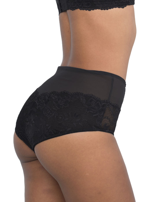 Serena Lace Brief U2763 - Black